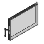 Dveře topeniště KV DYNAMIC B 3G 66.44.01  